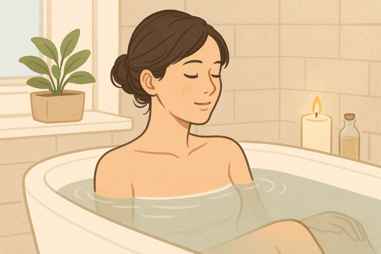 からだを芯からほぐす、やさしい時間――半身浴のすすめ