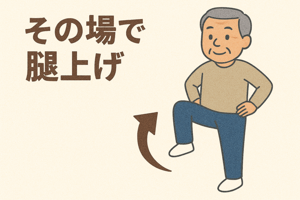 もも上げ