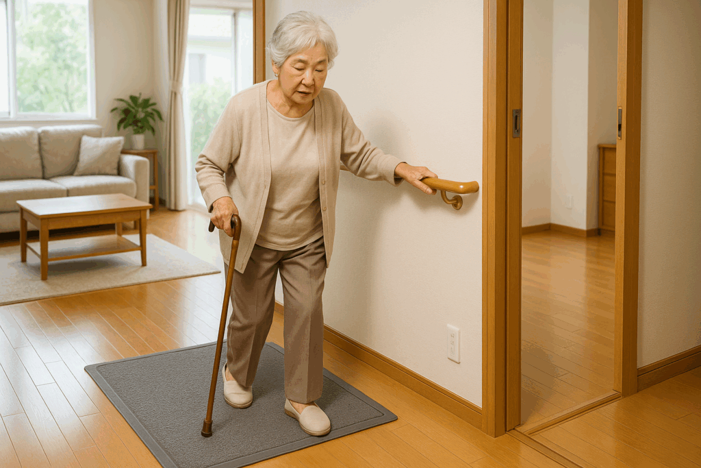転ばない工夫