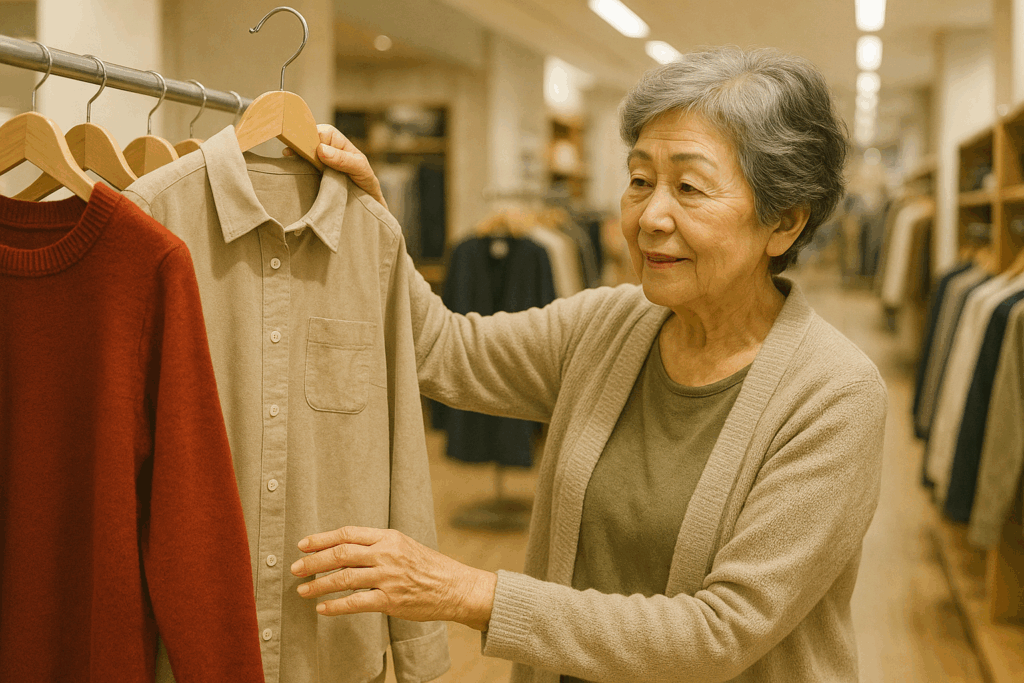 高齢者の服装