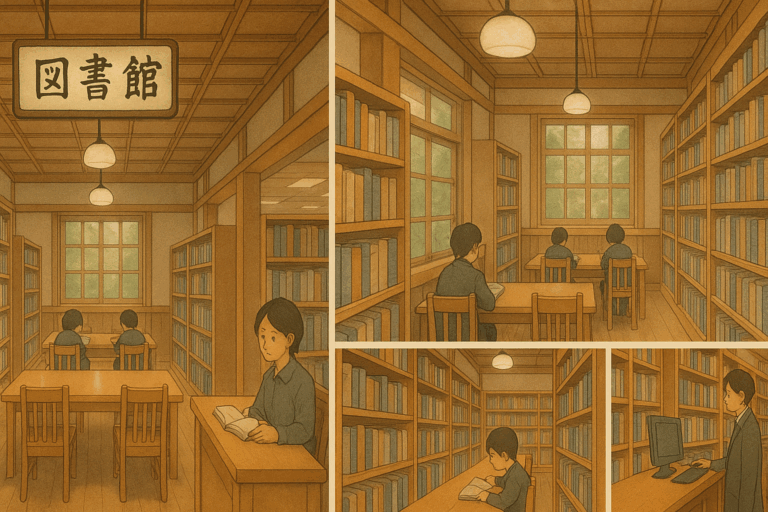 静かな時間、やさしい知識。図書館で心のおでかけを