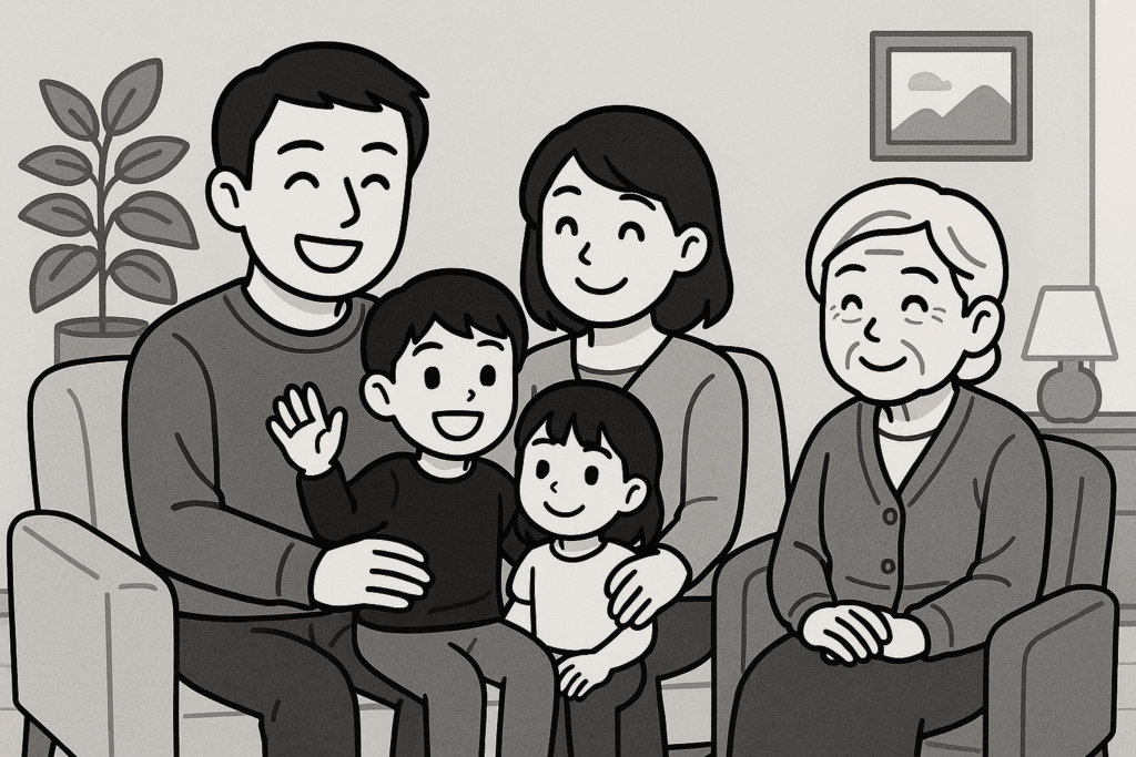 仲良い家族