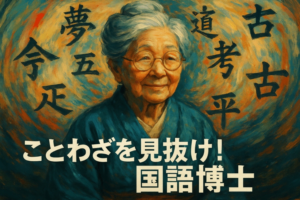 ことわざを見抜け！国語博士①