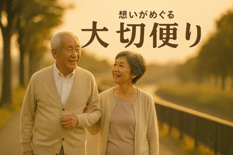 ≪大切便り≫夕暮れの散歩道