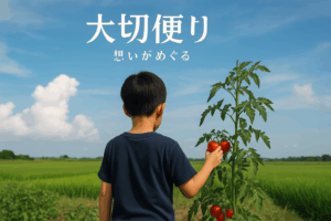 ≪大切便り≫おばあちゃんのトマト
