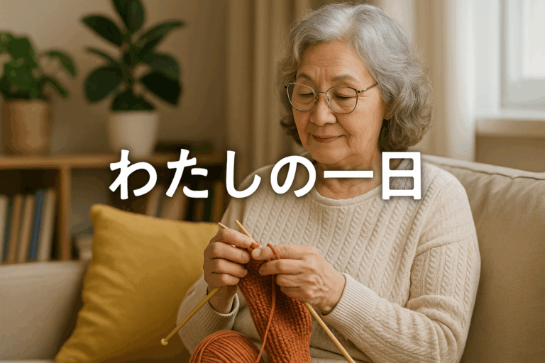 ≪わたしの一日≫ 午後は心が落ち着く大切なひととき