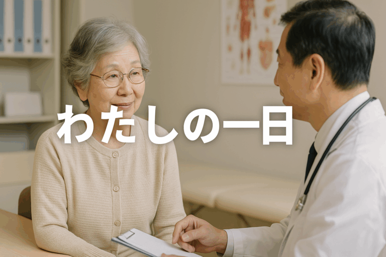 ≪わたしの一日≫ 通院の日も心穏やかに。安心をもらえる時間