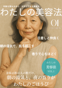 ≪わたしの美容法≫朝の湯気と、夜の香りがわたしのごほうび