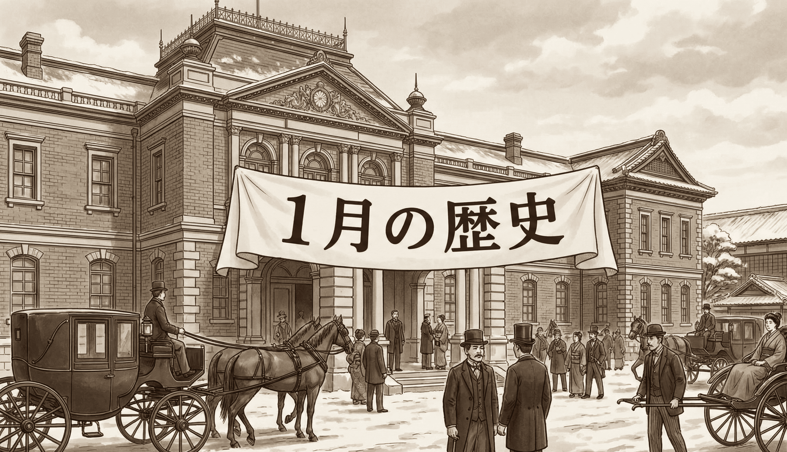 1月の歴史：日本から「1ヶ月」が消えた！？カレンダー大改革の謎