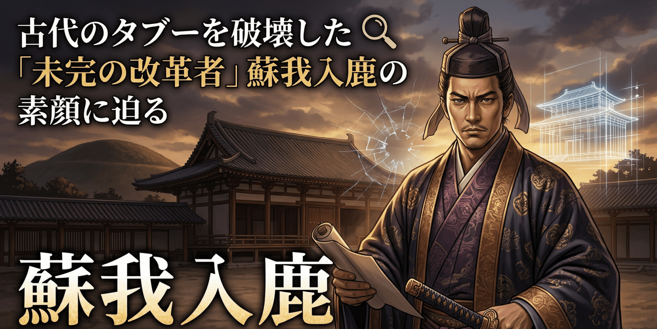 古代のタブーを破壊した「未完の改革者」蘇我入鹿の素顔に迫る🔍