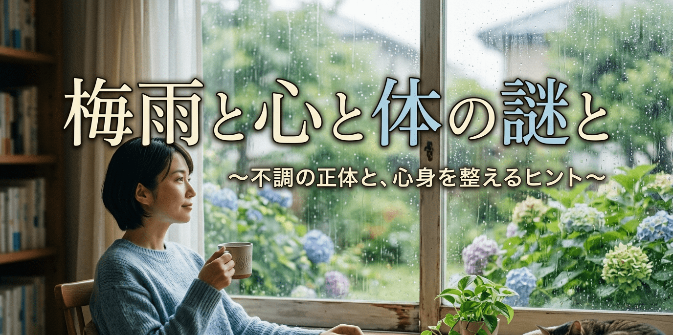 梅雨と心と体の謎と。